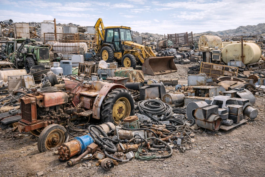 شراء سكراب الخردة و مخلفات المزارع والمصانع و الشركات