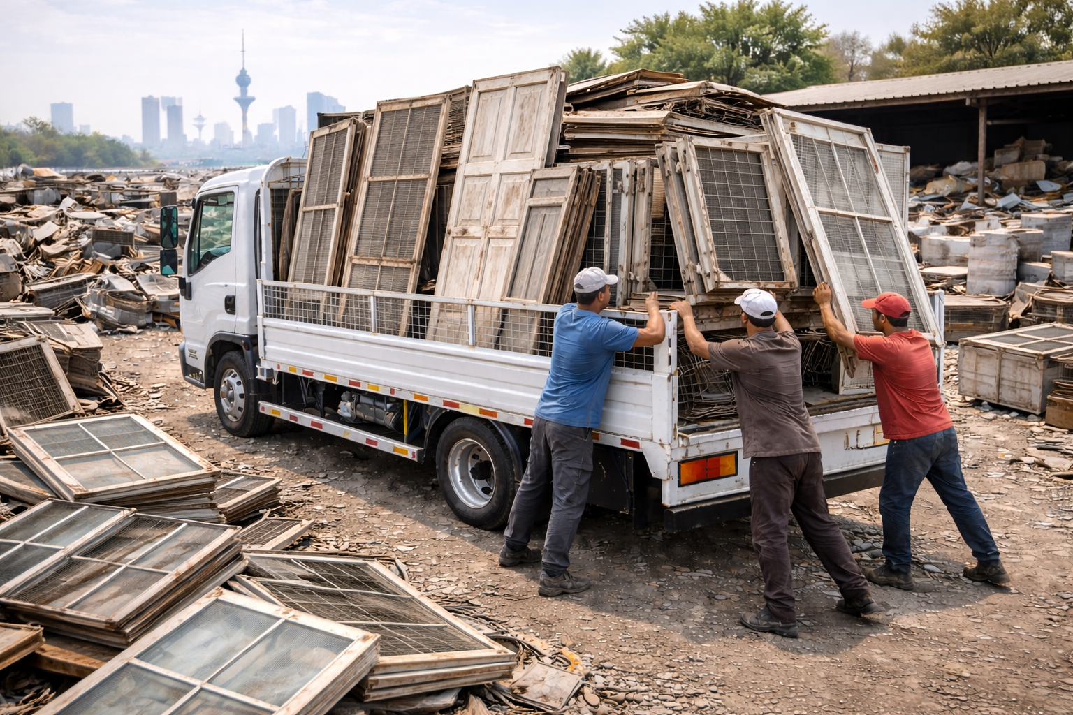 نشتري السكراب -شراء سكراب الأبواب والدرايش القديمة