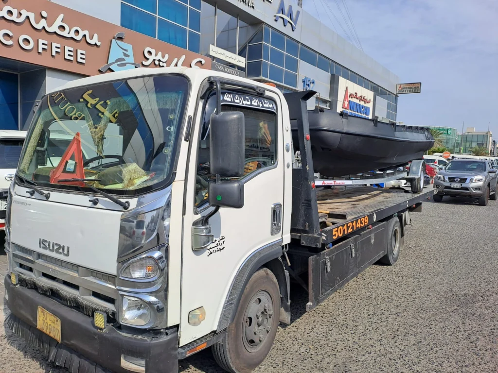 ونش سطحة خارجي لجميع دول الخليج